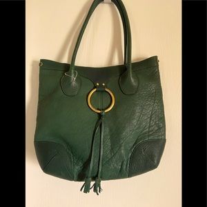 Genuine  leather large new sak handbag